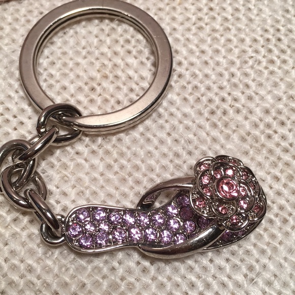 no brand Accessories - Key chain rhinestones sandal